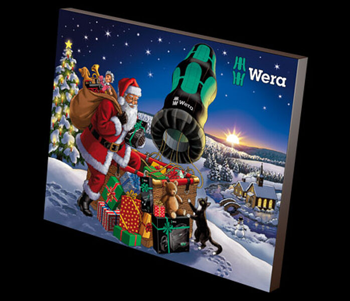 Wera Another Christmas with Wera Advent Calendar with a compact and